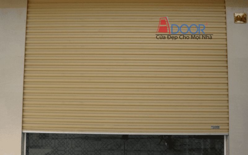 cửa cuốn vận hành không gây tiếng ồn