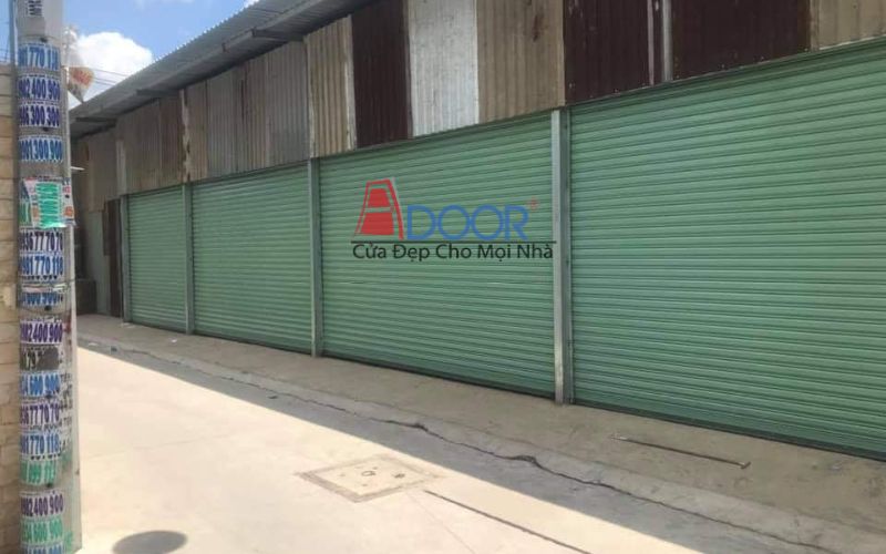 Mẫu cửa cuốn Đài Loan nan kín Adoor – thiết kế liền mạch, đảm bảo độ an toàn và khả năng chống bụi, chống gió tối ưu