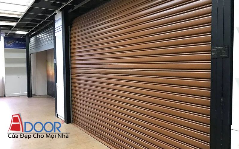 Cửa cuốn nan kín tôn mạ màu Adoor bền đẹp, chống rỉ