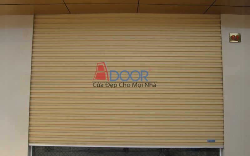 Cửa cuốn tấm liền bền bỉ, chắc chắn khi sử dụng