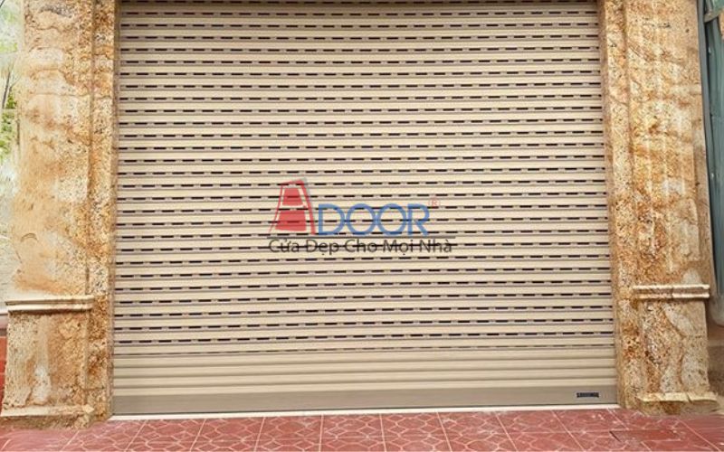 Cửa cuốn khe thoáng chắc chắn, bền bỉ