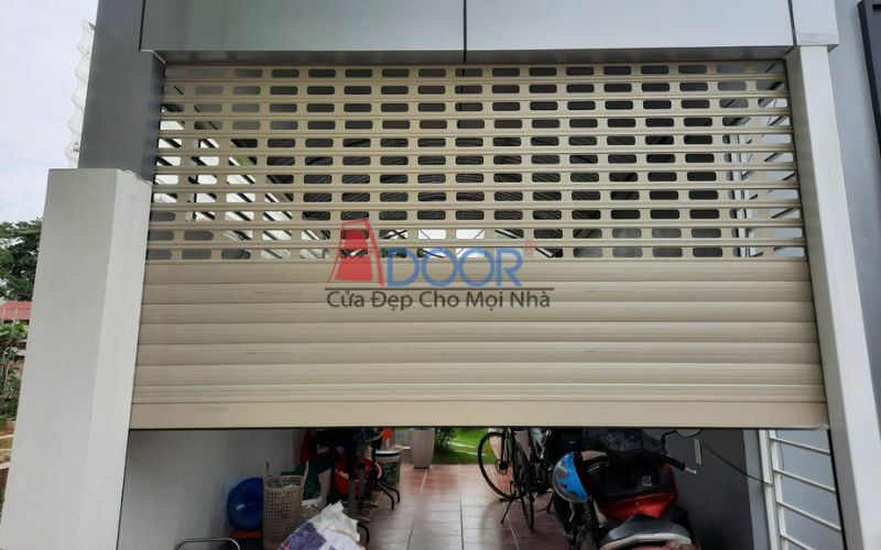 Cửa cuốn khe thoáng được sử dụng tại Cần Thơ