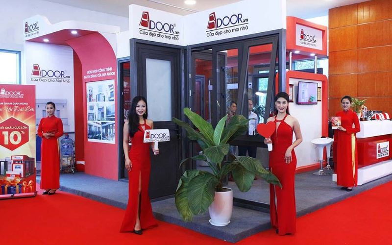 Adoor tham gia các hội chợ xây dựng lớn, khẳng định thương hiệu