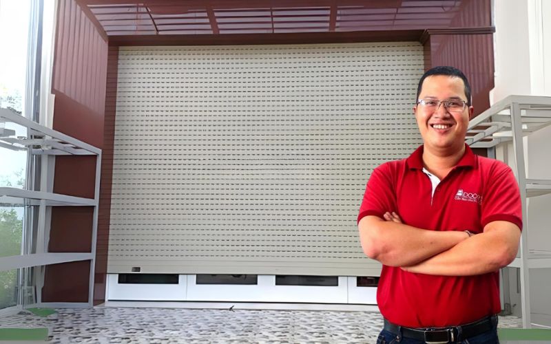 Cửa cuốn Adoor giúp nhà luôn thông thoáng, chống nóng, chống ồn hiệu quả