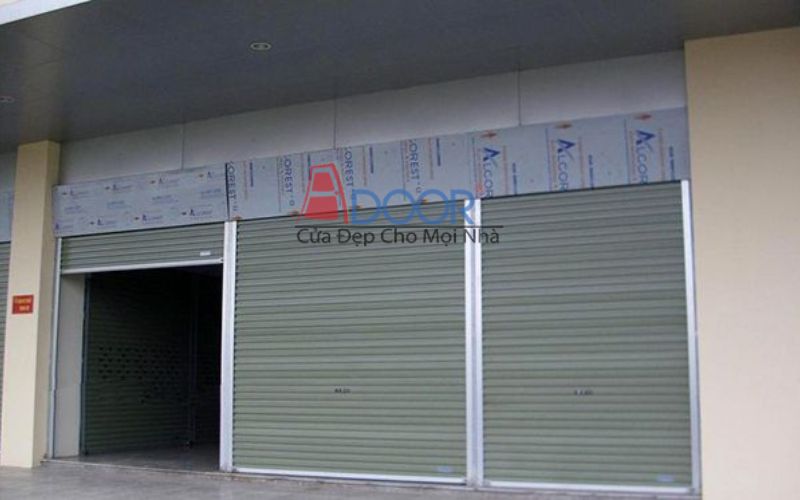 Cửa cuốn tấm liền sử dụng trong hộ gia đình