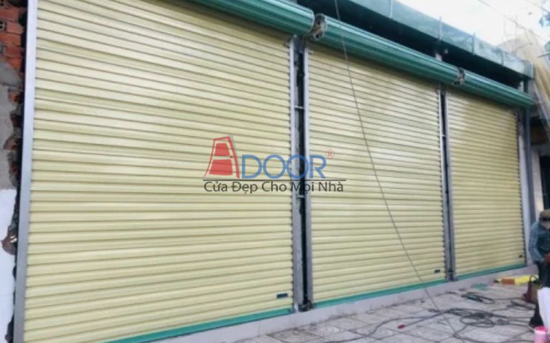 Cửa cuốn tấm liền được sử dụng tại khu vực Đà Nẵng