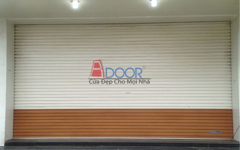 Mẫu cửa cuốn tấm liền Adoor kín đáo, chống bụi tốt