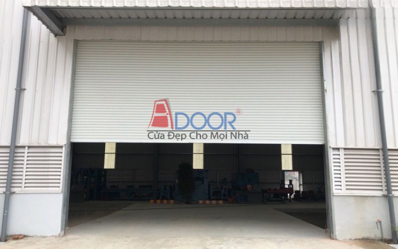 Cửa cuốn siêu trường chắc chắn, an toàn khi sử dụng