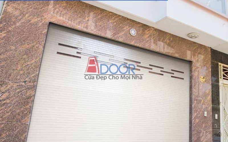 Cửa cuốn cách điệu thiết kế đẹp, chắc chắn