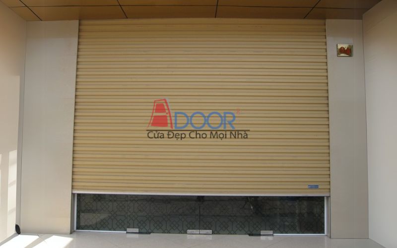 Mẫu cửa cuốn tấm liền Adoor – thiết kế kín đáo, bảo vệ không gian sống