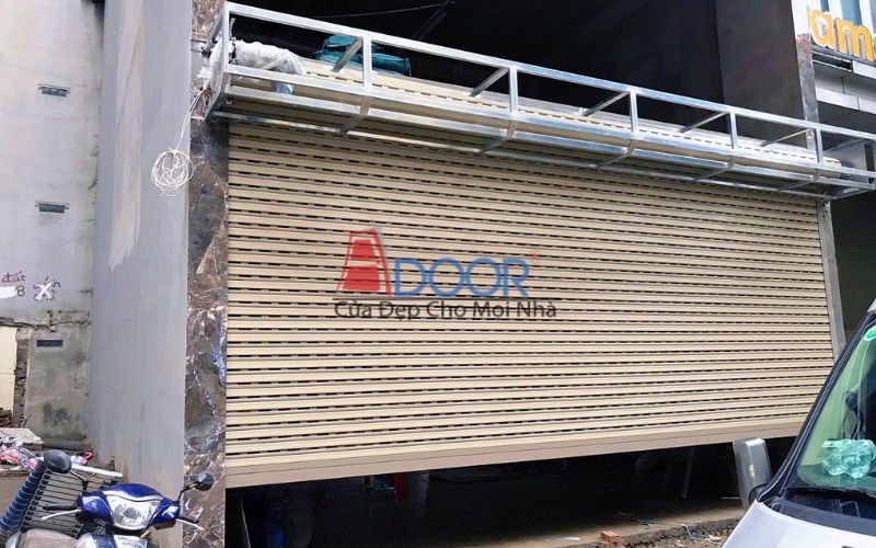Mẫu cửa cuốn khe thoáng lấy sáng tự nhiên, thoáng khí