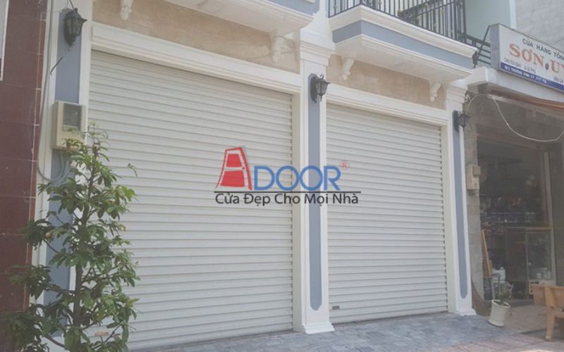 Cửa cuốn tích hợp gioăng giảm chấn giúp vận hành siêu êm