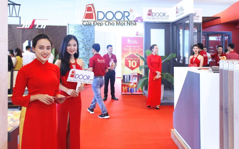 Cửa nhôm xingfa Adoor xuất hiện nhiều tại các hội chợ
