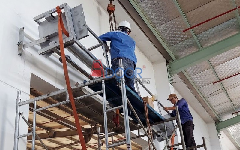 Lắp đặt cửa cuốn tại khu vực Hà Tĩnh