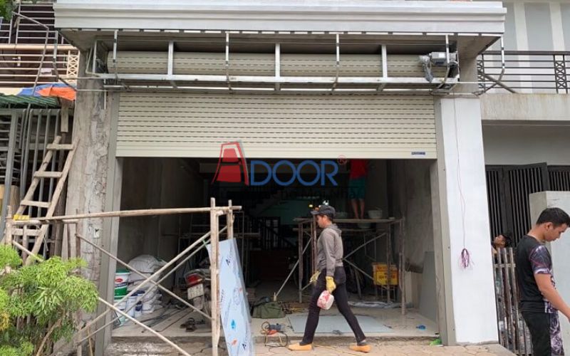 Thi công lắp đặt cửa cuốn khe thoáng tại khu vực Đà Nẵng