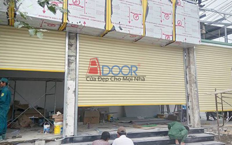 Thi công lắp đặt cửa cuốn Úc nhanh chóng