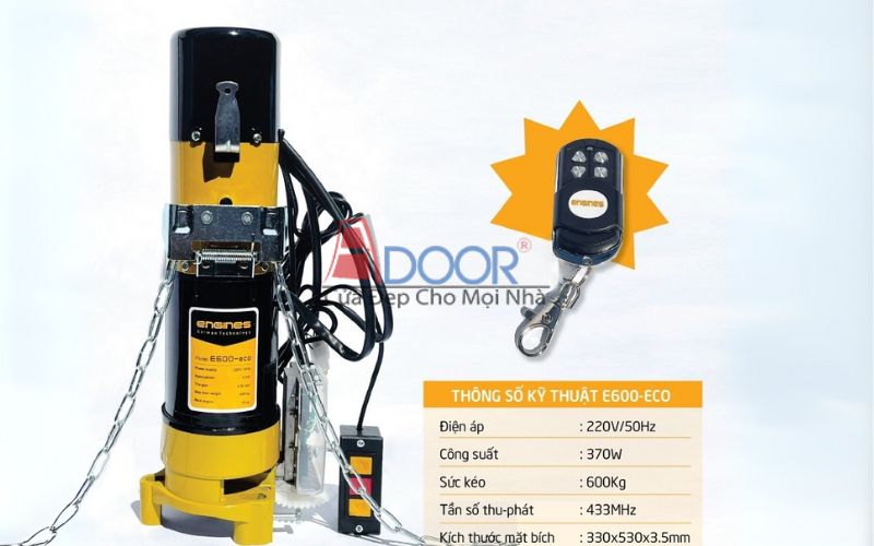 Motor điều khiển cửa cuốn Adoor thông minh