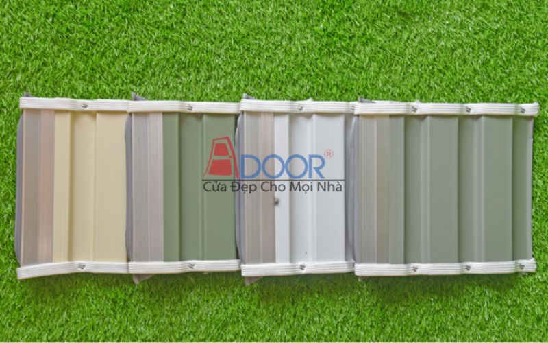 Thân cửa làm từ thép mạ hợp kim hoặc nhôm sơn tĩnh điện chống gỉ