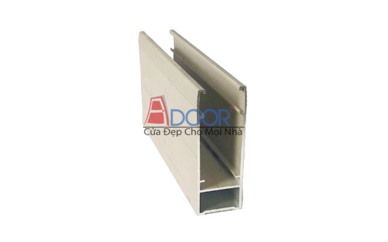 Ray nhôm hoặc thép mạ kẽm, định hình cửa chạy ổn định theo trục