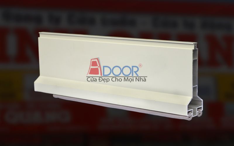 Thanh đáy tăng độ kín khít và ổn định cho toàn bộ hệ thống cửa