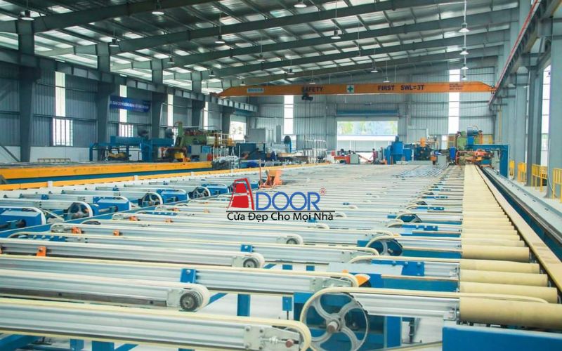Xưởng sản xuất Adoor tại Bình Dương – dây chuyền công nghệ Đài Loan hiện đại