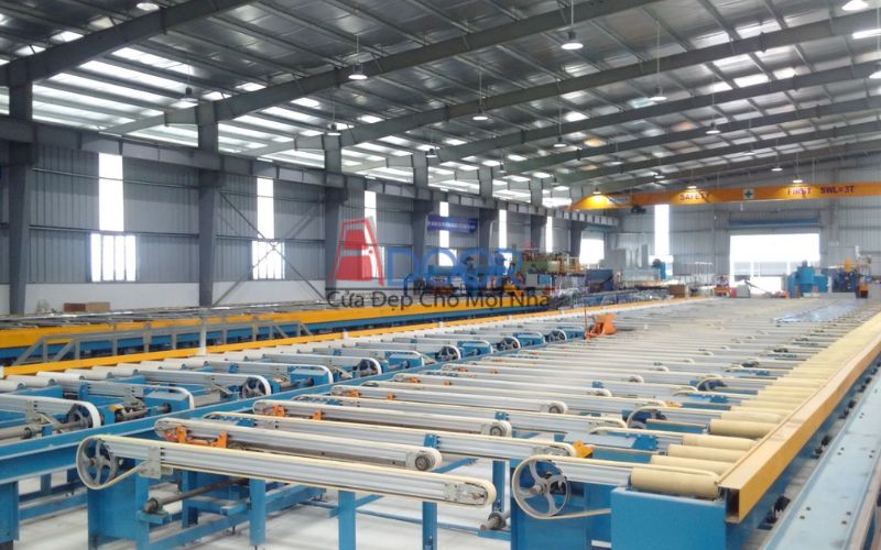 Xưởng sản xuất cửa cuốn Adoor với dây chuyền công nghệ tự động hiện đại