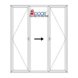 cửa trượt quay bản cad