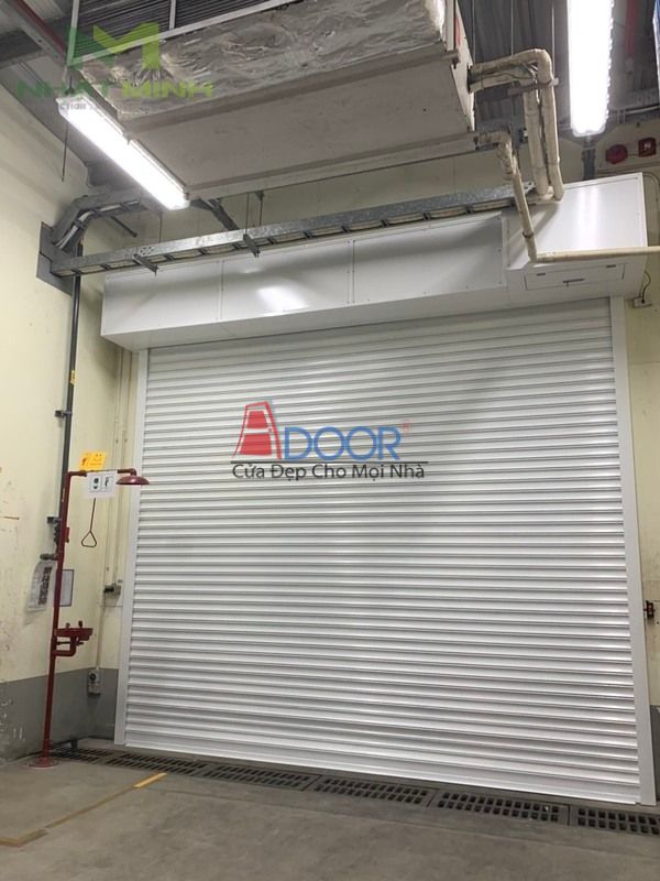 Cửa cuốn Adoor chống cháy với lớp vật liệu chịu nhiệt
