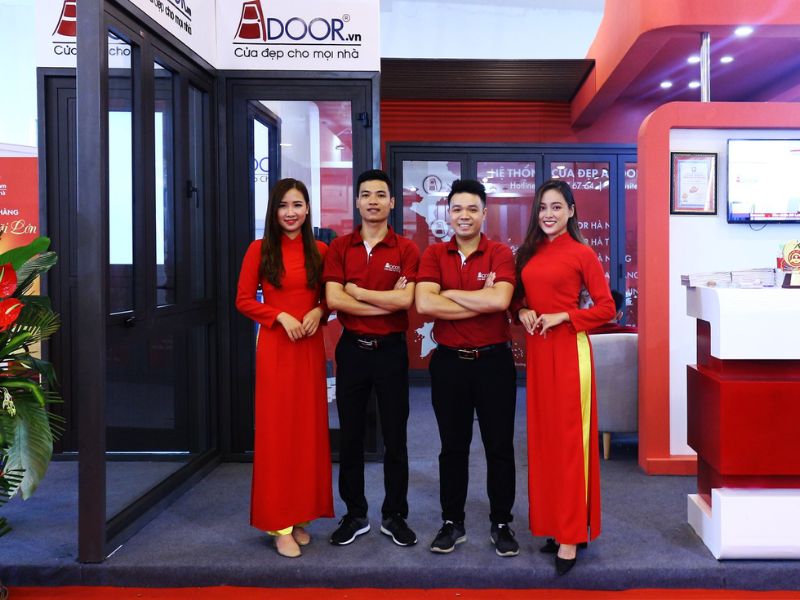 Hình ảnh Adoor tham dự hội chợ triển lãm Vật liệu Xây dựng Hải Phòng