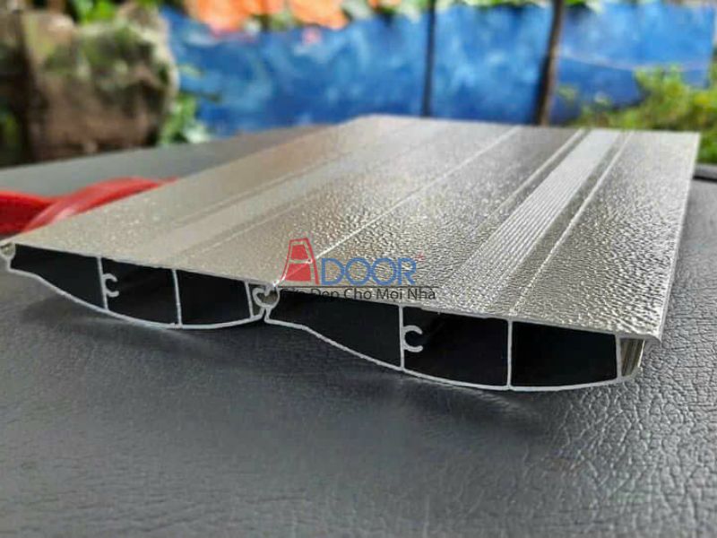 Mặt cắt lá cửa cuốn nhôm định hình – phủ sơn tĩnh điện chất lượng cao