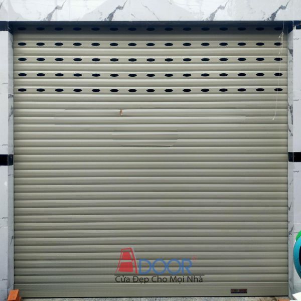 Cửa cuốn khe thoáng thiết kế nghệ thuật hiện đại, đẹp mắt