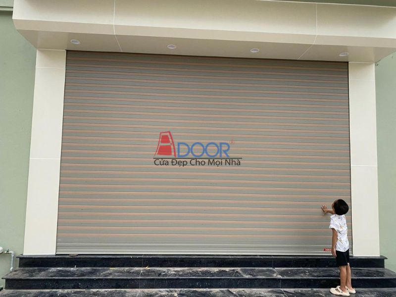 Mẫu cửa cuốn Úc Adoor sử dụng hợp kim nhôm chống ăn mòn hiệu quả
