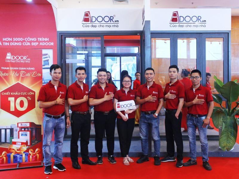 Adoor tham gia Triển lãm Công nghiệp Xây dựng khu vực Tây Nam Bộ với gian hàng chuyên nghiệp