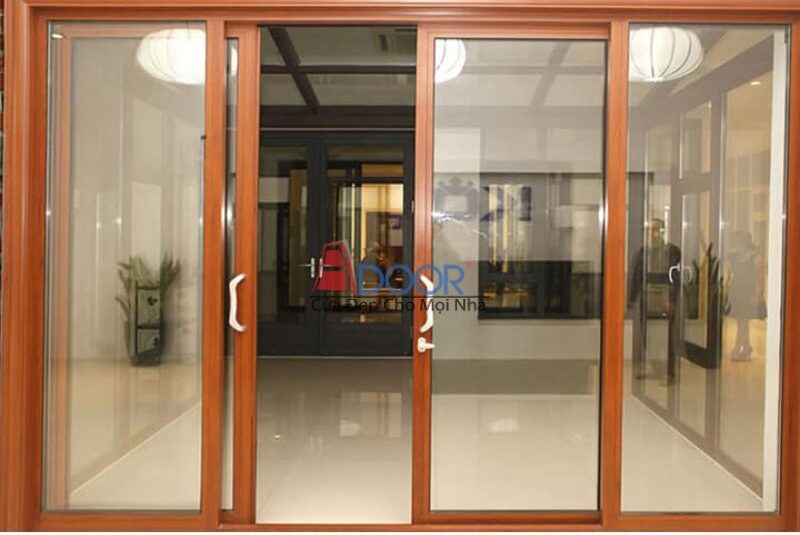 Cửa Xingfa với lớp sơn tĩnh điện vân gỗ tự nhiên sang trọng, hài hòa
