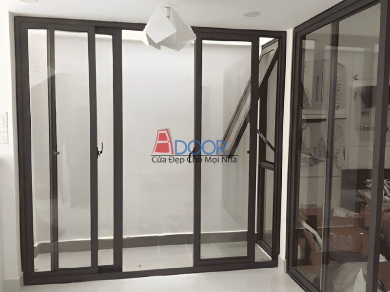 Cửa nhôm Xingfa linh hoạt, tiết kiệm diện tích sử dụng