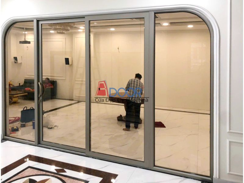 Mẫu cửa lùa Maxpro đảm bảo sự thông thoáng và ánh sáng tự nhiên