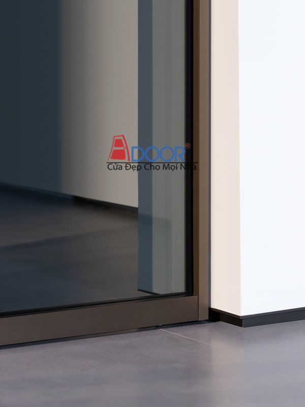 Cửa nhôm với thiết kế tinh xảo làm tôn lên vẻ đẹp của công trình