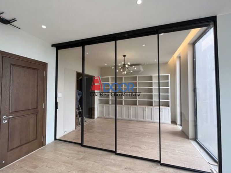 Chất lượng hoàn thiện tinh xảo của cửa slim với phụ kiện cao cấp