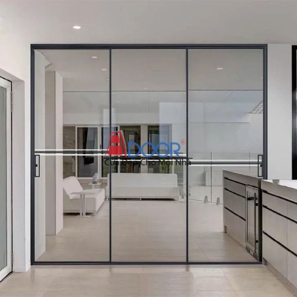 Cửa Slim mở trượt Adoor Huế hoạt động êm ái và hiện đại