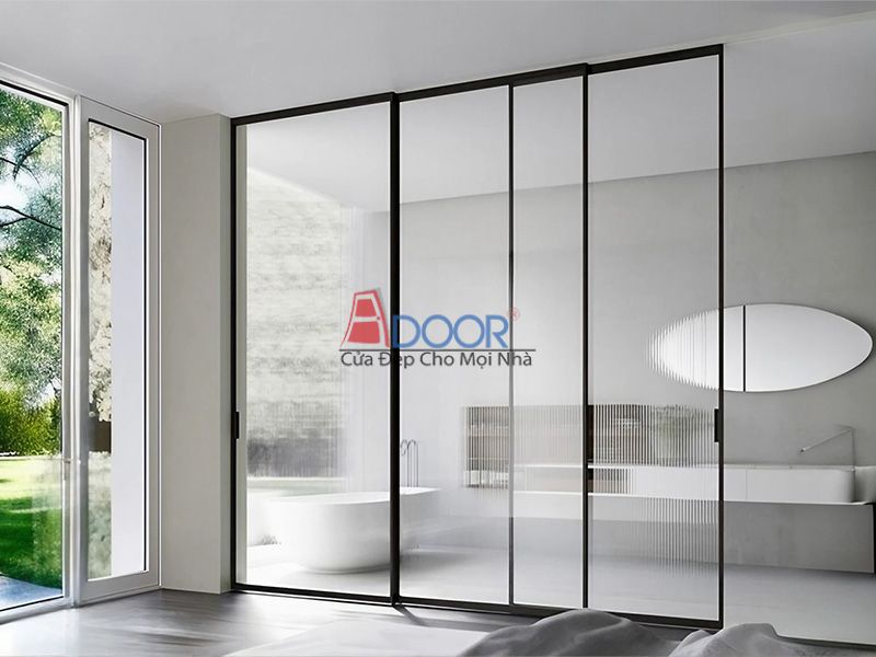 Mẫu cửa nhôm Adoor Slim mở trượt, giải pháp tối ưu cho không gian hẹp và tăng cường tầm nhìn