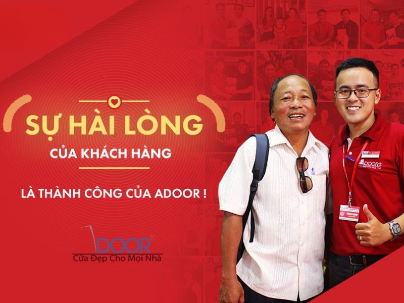 Đội ngũ Adoor làm việc với thái độ thân thiện, chuyên nghiệp