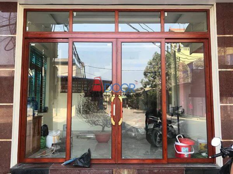 Cửa nhôm Adoor trượt quay hệ Aluvina với thiết kế độc đáo