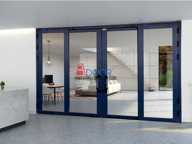 Dòng cửa Eurotech nổi bật với khả năng cách âm, cách nhiệt tốt, thiết kế sang trọng