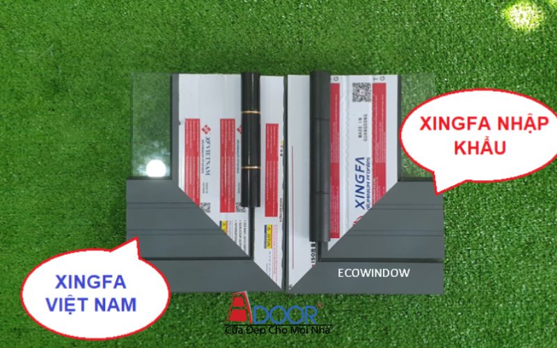 So sánh nhôm xingfa nhập khẩu và nhôm xingfa việt nam