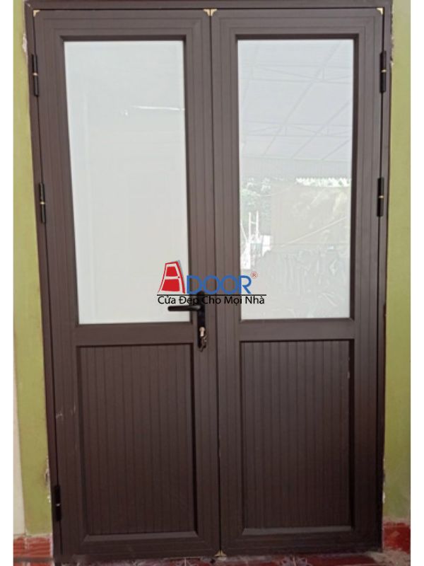 Sang trọng và bền bỉ với cửa nhôm 2 cánh Xingfa pano, kiểu mở quay tiện lợi