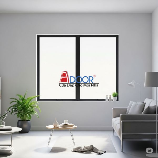 Cửa sổ phù hợp thiết kế hiện đại, đón sáng tự nhiên