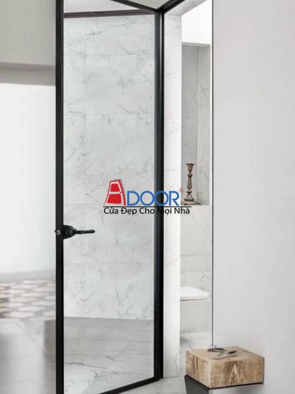 Cửa đi mở quay nhôm mang lại vẻ đẹp thanh thoát