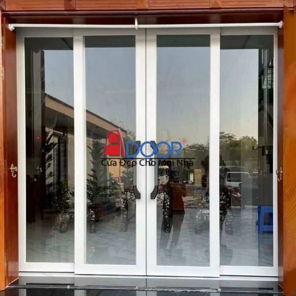 Cửa 4 cánh Adoor trượt quay tạo điểm nhấn kiến trúc ấn tượng