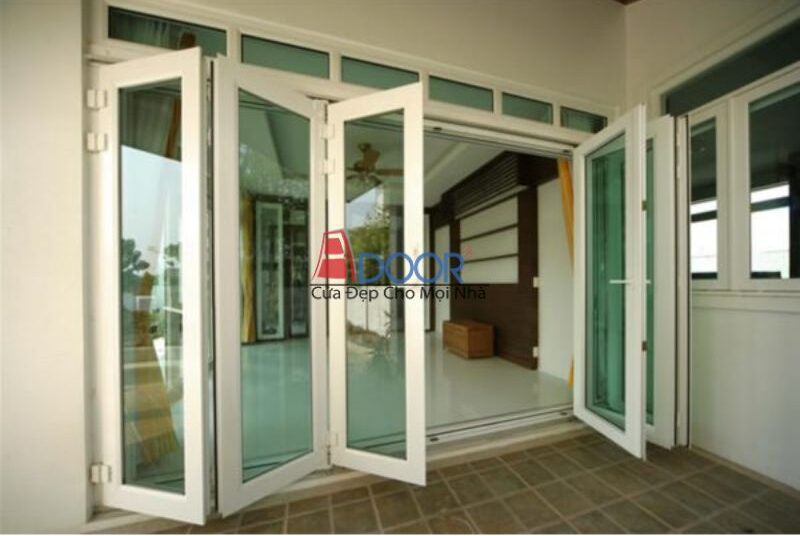 Cửa nhôm Xingfa xếp trượt kính màu giúp tăng tính riêng tư và hạn chế chói nắng