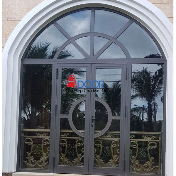 Cửa mở quay Xingfa với vách vòm, đẳng cấp và bền vững